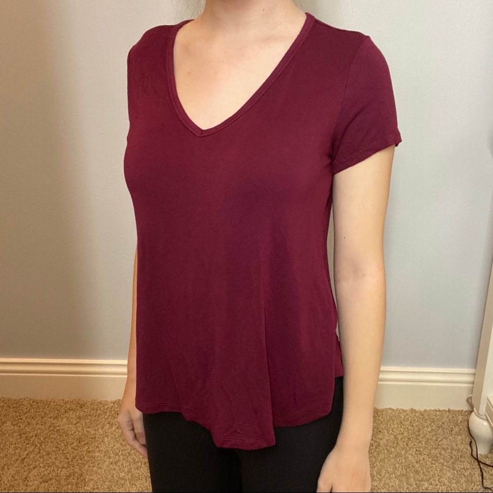 Red Soft Relaxed Tee
